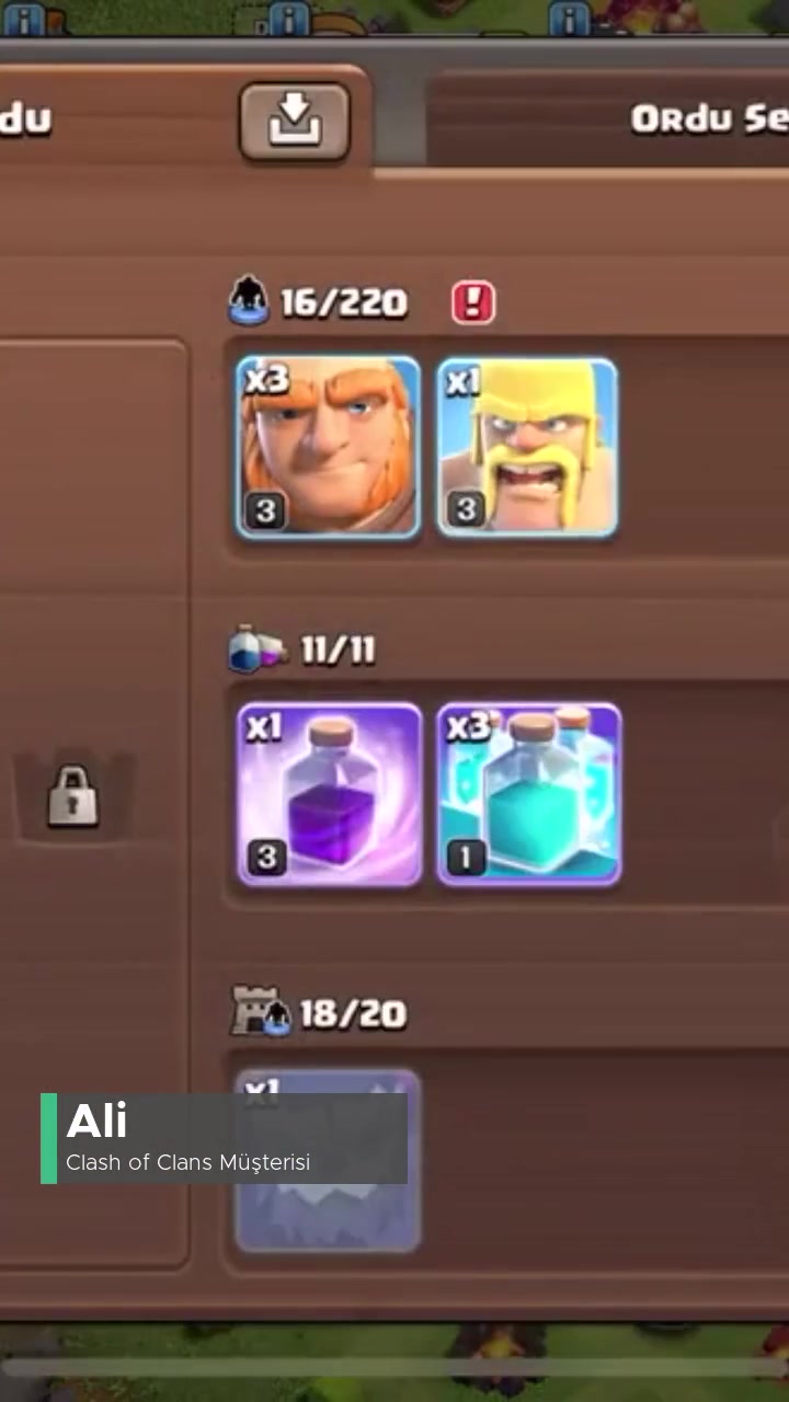 Clash Of Clans Klan İçinde Mücadele Atamıyorum! videonun kapak resmi