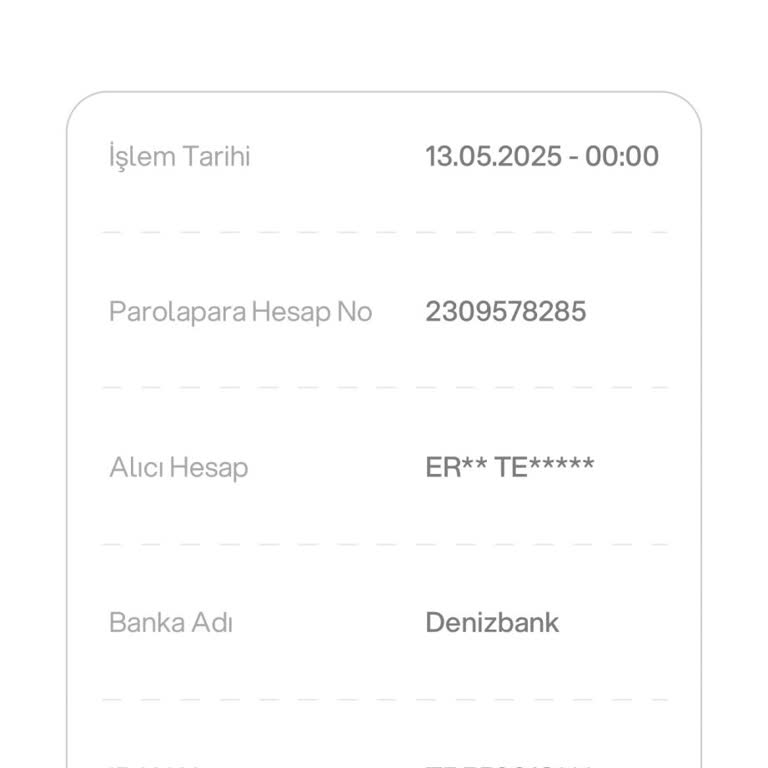 Parolapara Hesabımdan Yaptığım Çekim Banka Hesabıma Yansımadı