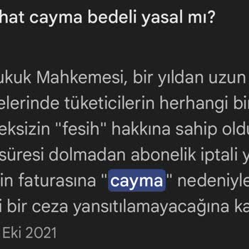 Vodafone Haksız Cayma Bedeli Talebi Mağduriyetimi Artırıyor