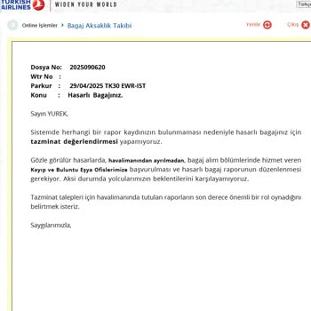 Uzun Uçuş Sonrası Kırık Valiz Ve Yetersiz Müşteri Desteği Hayal Kırıklığı Yarattı