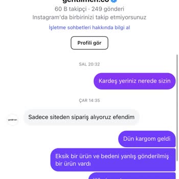 Eksik Ve Yanlış Ürünle İletişim Sorunu Yaşadım