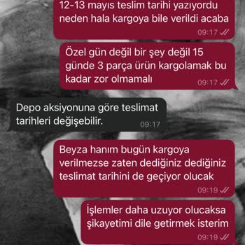 Siparişimin Kargoya Verilmemesi Ve Yetersiz Müşteri Bilgilendirmesi