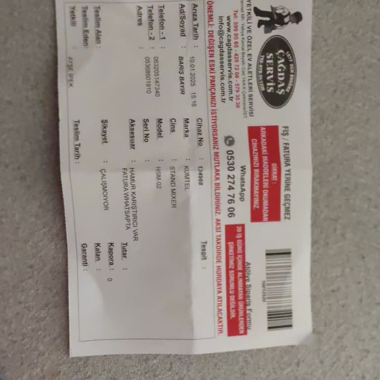 Garanti Kapsamında Değişim Beklerken İki Buçuk Aydır Yeni Ürün Verilmedi