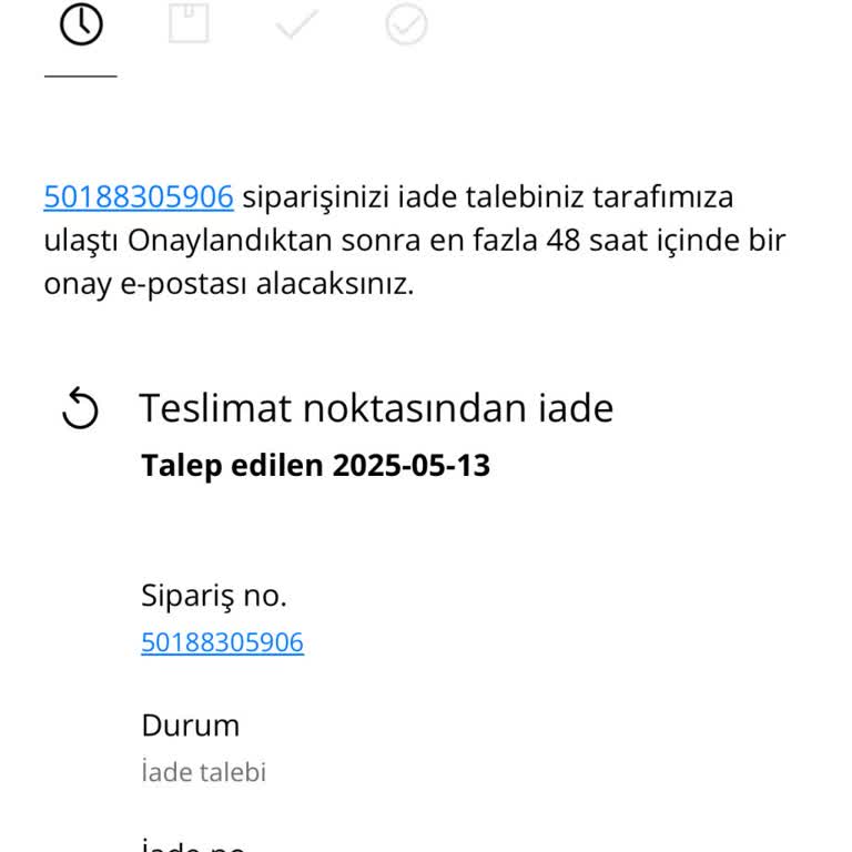 Stradivarius İade Etiketi Mailime Ulaşmıyor