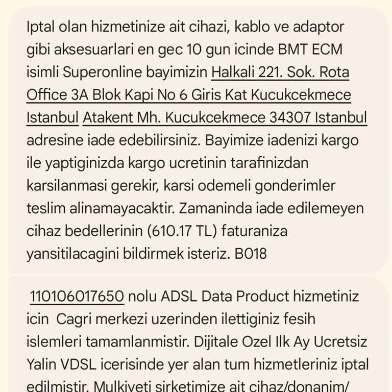 Superonline Modem İadesinde Kargo Ücreti Mağduriyeti Ve Müşteri Hizmetleri Belirsizliği
