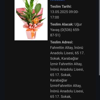 Çiçek Teslimatı Saatinde Yapılmadı Anlamını Yitirdi İade Talebim Reddedildi