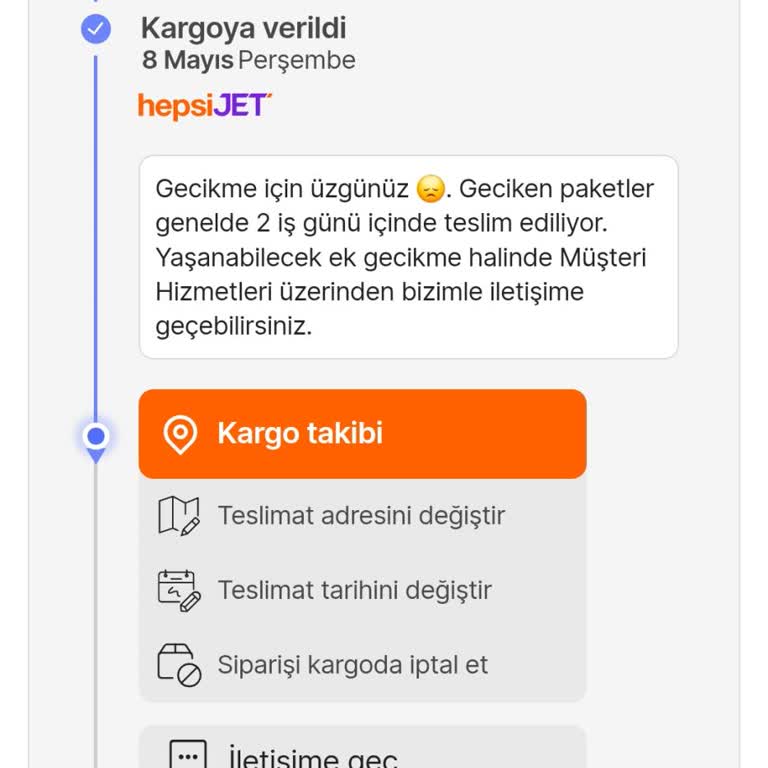 Anneler Günü Hediyesi Zamanında Teslim Edilmedi, Müşteri Hizmetleri Yetersiz Kaldı