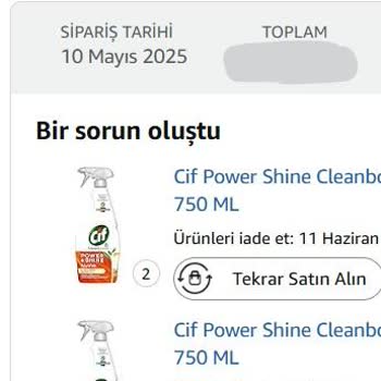 Amazon Siparişlerim Üç Kez İptal Edildi Ücretim İade Edilmedi Mağdur Oldum