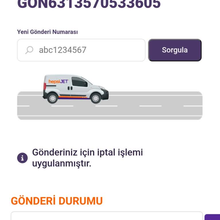 Hepsijet Kargom Adresim Bulunamadı Diye Keyfi Şekilde İptal Edildi