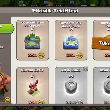 Clash Of Clans Satın Alınan Oyun Arka Planına Erişim Sorunu