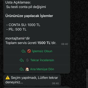 Garanti Süresi Dolan Saatte Sürekli Su Alma Ve Yüksek Servis Ücreti Mağduriyeti