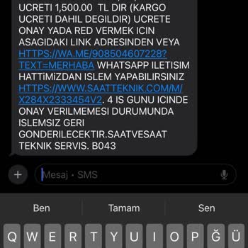 Garanti Süresi Dolan Saatte Sürekli Su Alma Ve Yüksek Servis Ücreti Mağduriyeti