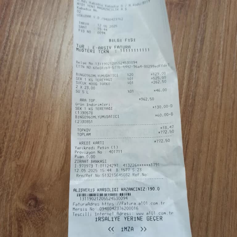 A101 Mağazasında Hadi Kodu Okutulamaması Nedeniyle Yaşanan Mağduriyet