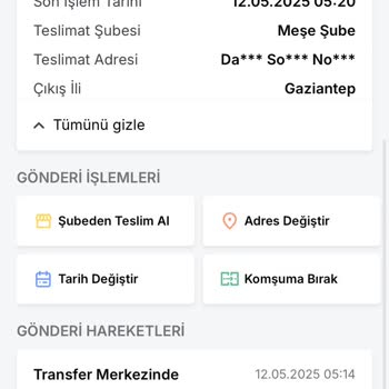 Kargo Teslimatında Gecikme Ve Sürekli Yaşanan Sorun