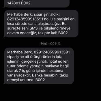 Siparişim Yedi Gündür Gönderilmedi, Bilgi Karmaşası Yaşıyorum