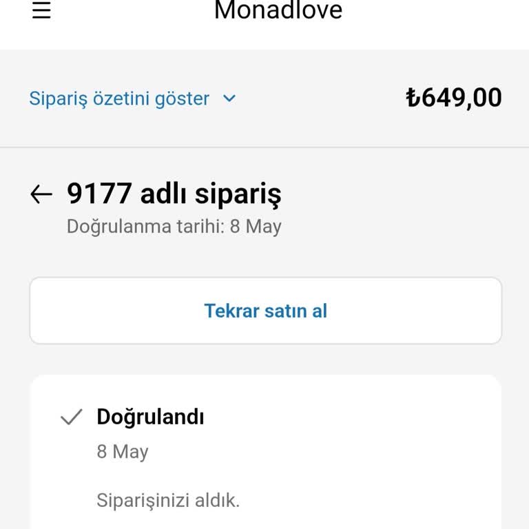 Sipariş Sürecinde İletişimsizlik Ve Gecikme Yaşadım
