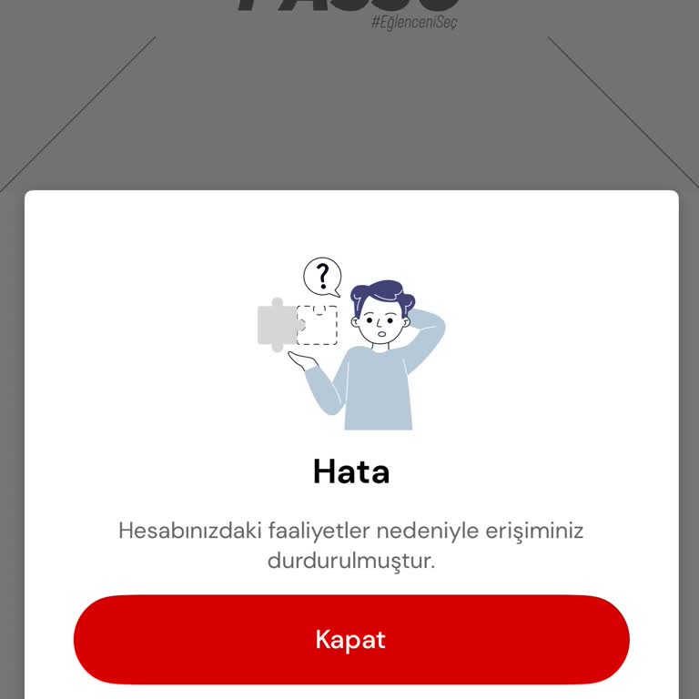Site Yoğunluğu Nedeniyle Kombine Alamadım