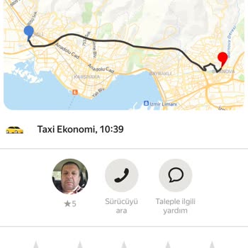 Yandex Go Taksi Sürücüsünün Farklı Güzergâh Ve Ekstra Ücret Talebi