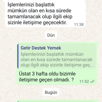 GetirYemek Panelimiz 2 Aydır Açılmıyor Ve Destek Alamıyoruz