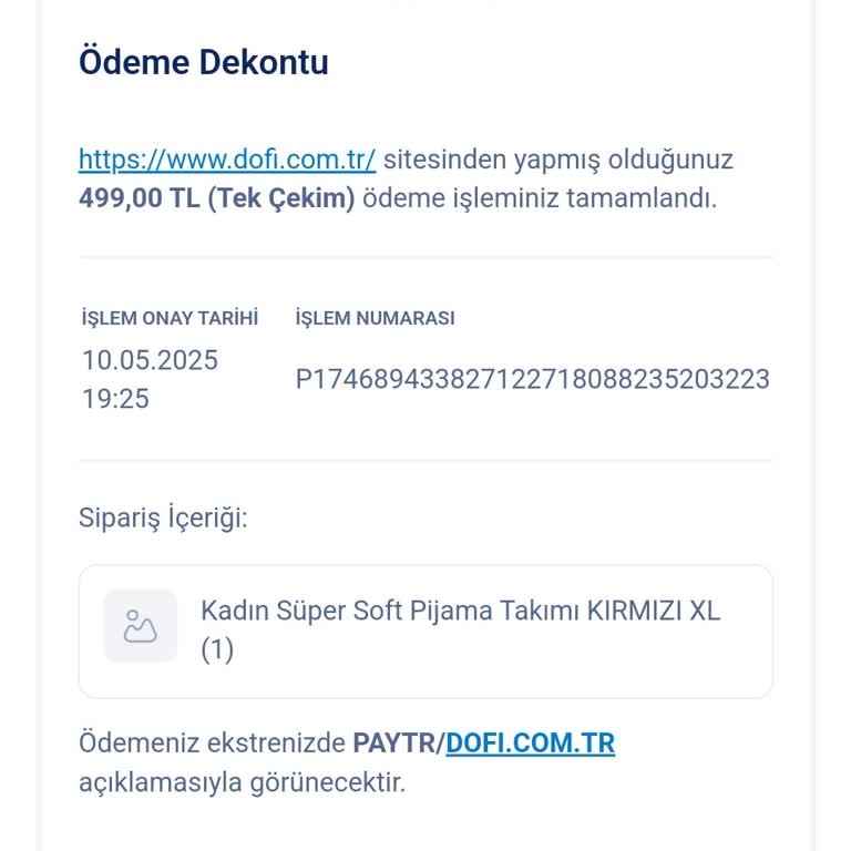 Dofi Pijamalar Gelmedi!