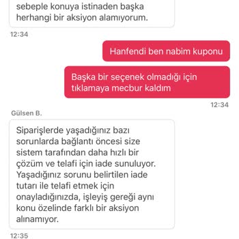 Yemeksepeti'nde Eksik İade Ve Zorunlu Kupon Uygulaması
