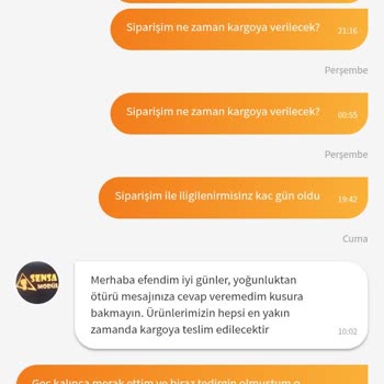 Siparişim Hazırlanıyor Dendi, Hiçbir Destek Alamadım