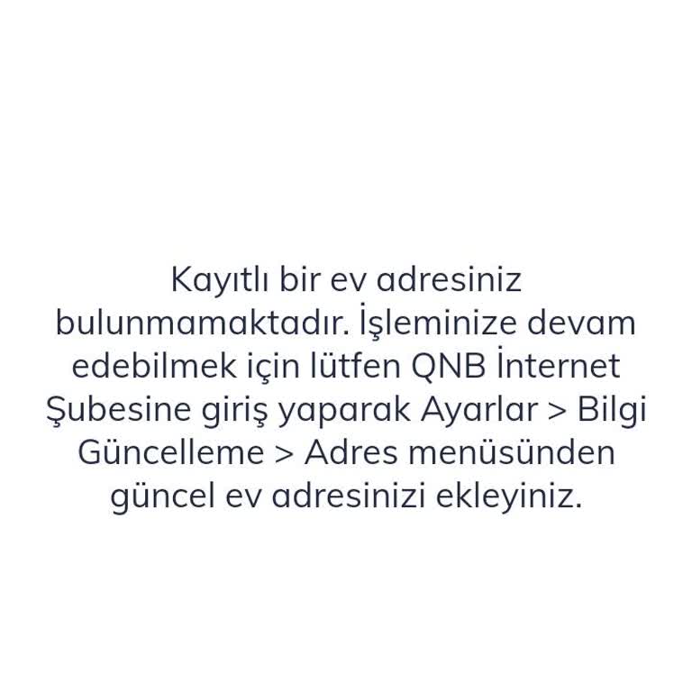 Sıfır Faizli Krediye Adres Engeliyle Ulaşamıyorum