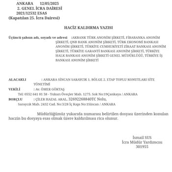 İcra Borcu Kapanmasına Rağmen Halkbank Blokesi Kaldırılmıyor