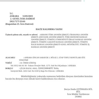 İcra Borcu Kapanmasına Rağmen Halkbank Blokesi Kaldırılmıyor