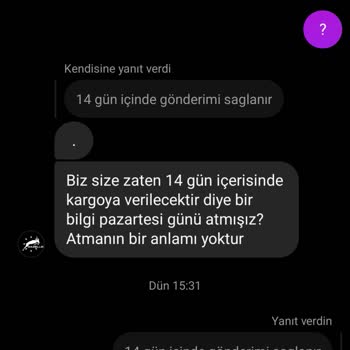 Ayakkabı Değişimi Gecikti, Cevap Alamıyorum