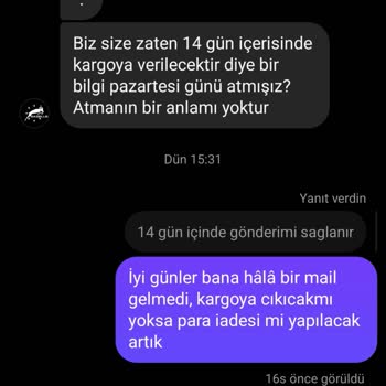 Ayakkabı Değişimi Gecikti, Cevap Alamıyorum