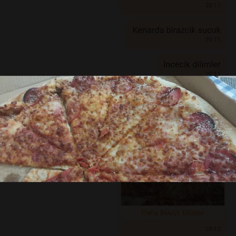 Domino's Pizza Siparişimde Malzeme Eksikliği Ve Geç Teslimat