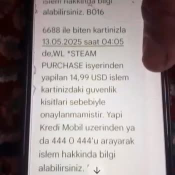 Yapı Kredi Kartımdan İzinsiz İşlem Ve Yetersiz Güvenlik Mağduriyeti