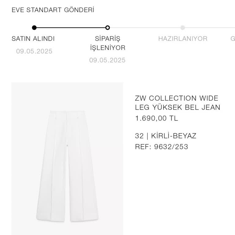 Zara'dan Aldığım Ürünler 10 Gündür Kargoya Verilmedi