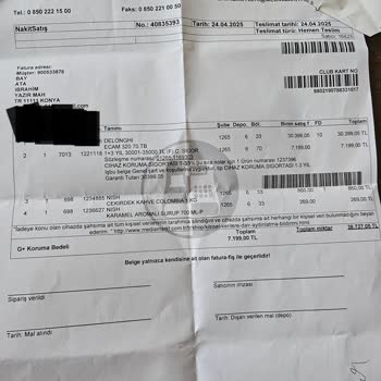 Yeni Aldığım Kahve Makinesi Arızalı Çıktı, Değişim İstiyorum!