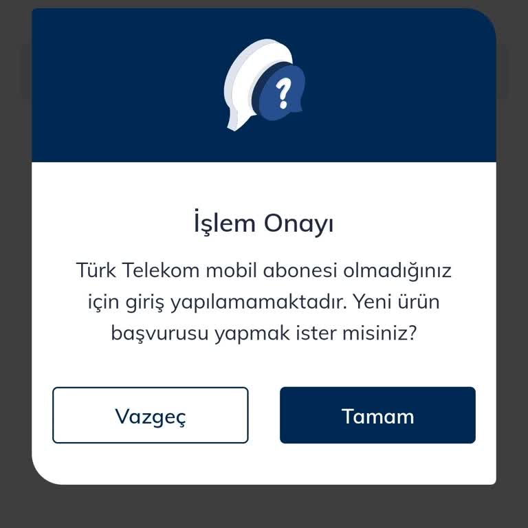 Hat Taşıma Sonrası Mobil Uygulamaya Giriş Yapamıyorum, Çözüm Bekliyorum