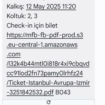 Koltuk Değişikliği Sonrası Ücret İadesi Yapılmadı, Mağduriyet Yaşadım