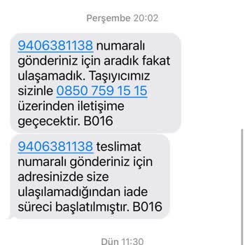 Resmi Kuruma Mesai Dışı Teslimat Bahanesiyle Kargo İadesi Mağduriyeti