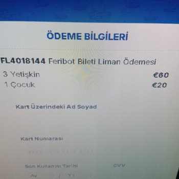 Feribotlines Biletinde Ekstra Liman Vergisi Sürprizi