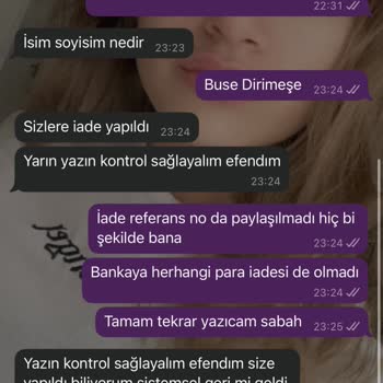 İptal Edilen Siparişin İadesi Yapılmıyor Ve Satıcıdan Yanıt Alınamıyor