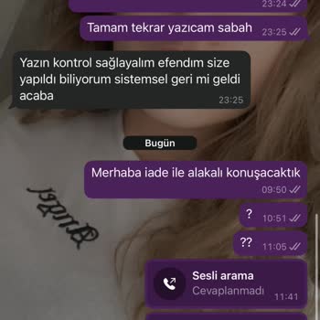 İptal Edilen Siparişin İadesi Yapılmıyor Ve Satıcıdan Yanıt Alınamıyor