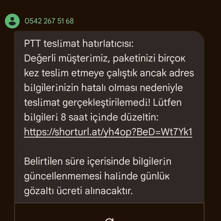 Alakam olmayan SMS