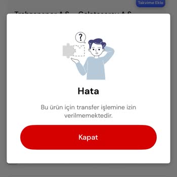 Bilet Transfer Hatası Nedeniyle Acil Çözüm Bekliyorum