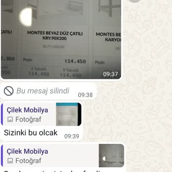 Çilek Mobilya'da Ödeme Sonrası Ek Ücret Talebiyle Yaşanan Mağduriyet