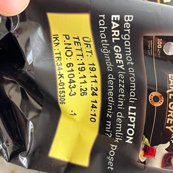 Lipton Çay Paketinden Yabancı Madde Çıkması Ve İlgisiz Müşteri Hizmeti