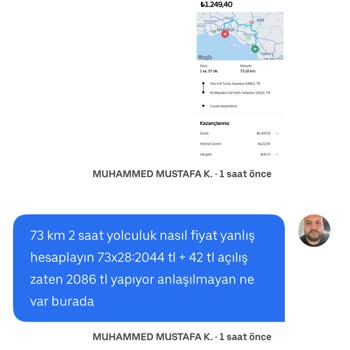 Uber Yolculuk Ücretimin Eksik Ödenmesi Ve Haksız Kesinti