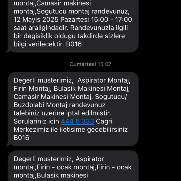 Kurulum Randevusu Sürekli Erteleniyor İletişim Sağlanmıyor