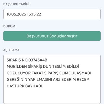 Ödediğim Su Siparişi Teslim Edilmedi, Param Boşa Gitti