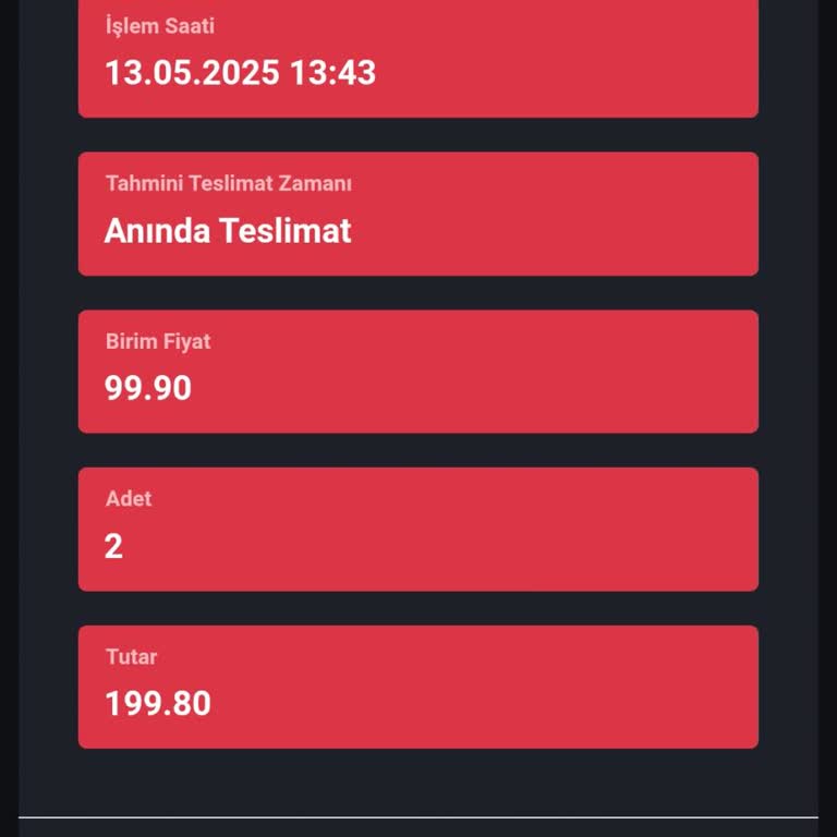 Satın Aldığım VP Kodları Teslim Edilmedi, Para İadesi İstiyorum