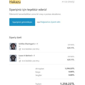 Hakazu'dan Aldığım Ürünler Teslim Edilmedi, İletişim Kurulamadı